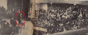 Maurice Pasquier sur la scène du Théâtre 